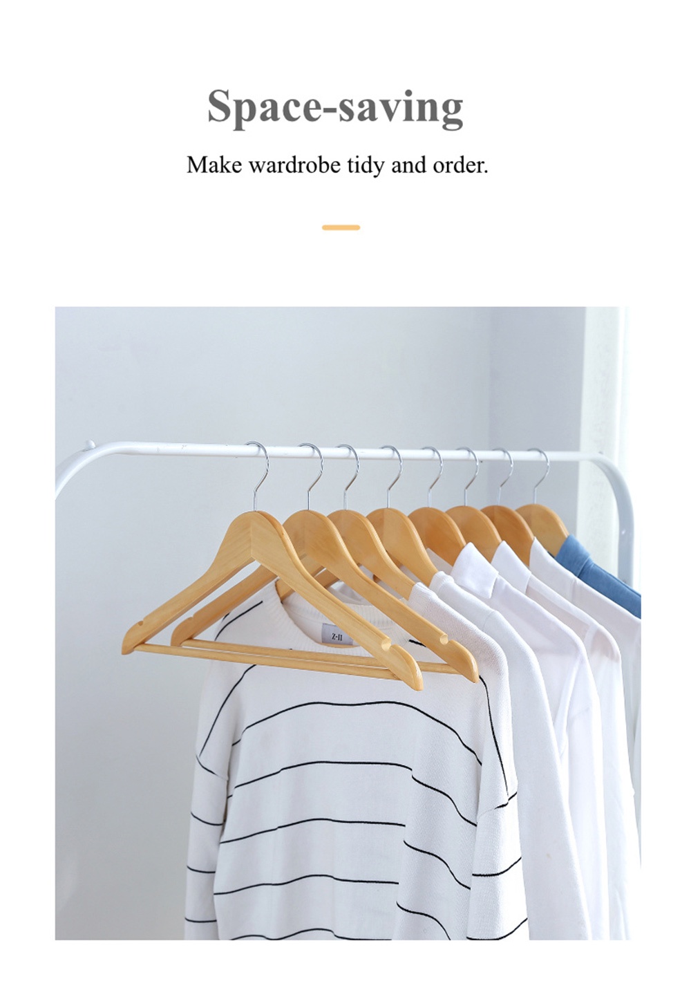 Premium Wooden Clothes Hanger-3
